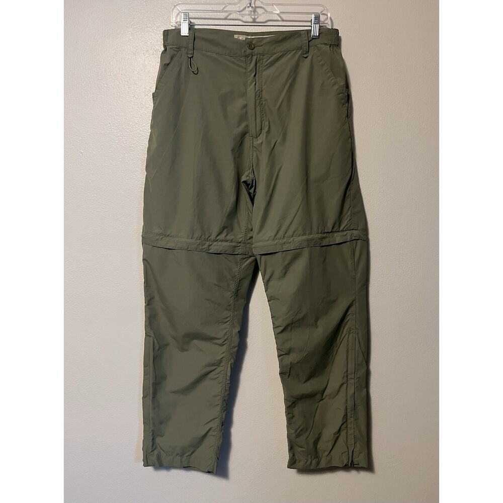 Cabelas Mens Guidewear GX2 Nylon Zip Off Pants Sz 32x30 40 UPF Outdoor Hiking
